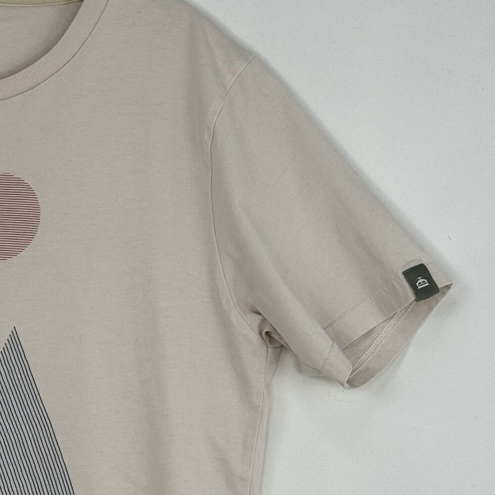 Moncat Typographia Women’s Graphic T-Shirt Size M Beige Organic Cotton - Picture 8 of 16
